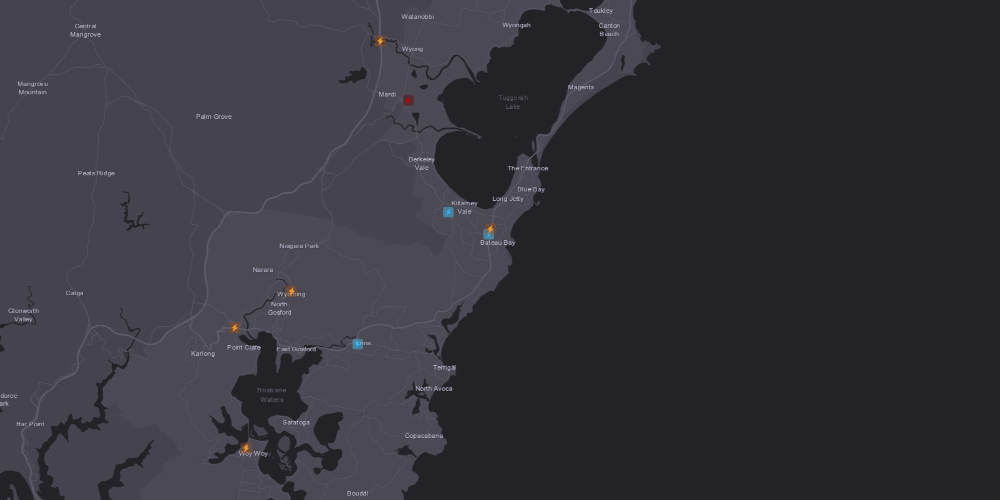 charger locations central coast